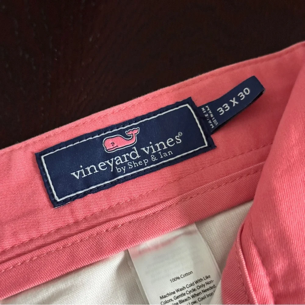 Vineyard Vines Pink Club Pants Men's Size 33 x 30